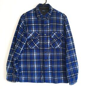 Croft & Barrow men's medium blue fleece flannel.
